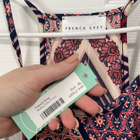 NWT French grey dress - Picture 4 of 5